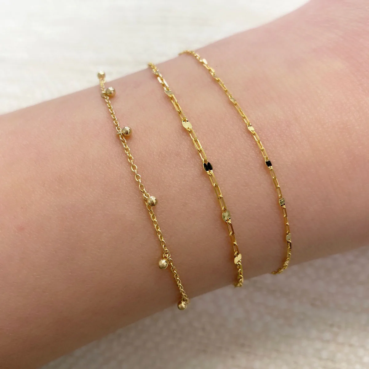 Dainty Ball Bracelet - Image 4